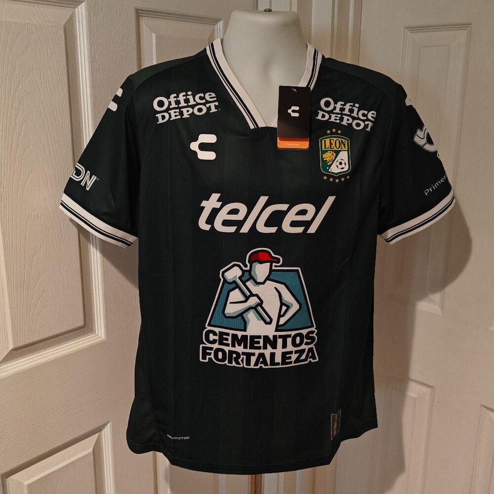 León Home Jersey 25/26 Charly Men's Sizes S - XL NWT Green Club Leon Liga MX